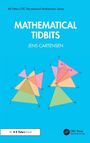 "MATHEMATICAL TIDBITS" von JENS CARTENSEN, bunte geometrische Formen auf blauem Hintergrund.