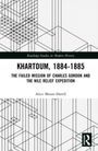 „Khartoum, 1884-1885“ von Alice Moore-Harell. Geometrische Linien bilden ein abstraktes Muster, Logo unten rechts.