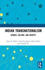 „INDIAN TRANSNATIONALISM: GENDER, CULTURE, AND IDENTITY“ von Ajaya K. Sahoo et al. Blau-gelbes geometrisches Design.