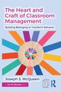 Buchtitel: "The Heart and Craft of Classroom Management". Bunte, strahlenförmige Illustration mit Autorname und Verlag.