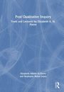 "Post Qualitative Inquiry. Texts and Lectures by Elizabeth A. St. Pierre." Blaue Hintergrundgrafik, Routledge-Logo unten rechts.