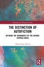 Massimiliano Manni: The Distinction of Autofiction, Buch