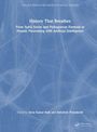 "History That Breathes: From Sulva Sutras and Pythagorean Formula to Human Flourishing with Artificial Intelligence." Blaues Cover mit abstrakten Linien.