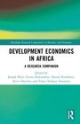 "Development Economics in Africa: A Research Companion." Herausgeber: Joseph Phiri et al. Grüntöne, Routledge-Logo.
