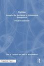 "Uptime: Strategies for Excellence in Maintenance Management, FOURTH EDITION" von John D. Campbell und James V. Reyes-Picknell. Blauer Hintergrund mit weißen Linien.
