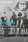 Text: "RANDALL COLLINS", "CHARISMA", "Micro-sociology of Power and Influence", "Second Edition". Menschen auf Kamelen vor der Sphinx.