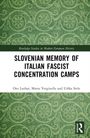 Buchtitel: "Slovenian Memory of Italian Fascist Concentration Camps" von Oto Luthar, Marta Verginella und Urška Strle. Grünes Muster.
