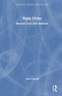 John Carroll: Right Order, Buch