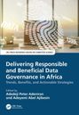 Titel: Delivering Responsible and Beneficial Data Governance in Africa. Herausgeber: Adedeji Peter Adeniran, Adeyemi Abel Ajibesin. Bücherregal im Hintergrund.