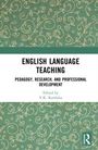 Englischsprachiger Buchtitel: "English Language Teaching: Pedagogy, Research, and Professional Development", herausgegeben von V.K. Karthika. Grüner Hintergrund mit cremefarbenem Muster.