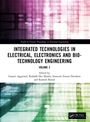 Titel: "Integrated Technologies in Electrical, Electronics and Biotechnology Engineering, Volume 2." Herausgeber: Gaurav Aggarwal, Rishabh Dev Shukla, Innocent Ewean Davidson, Ramesh Bansal. Geometrische Muster in Blau und Rosa. CRC Press Logo vorhanden.