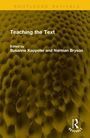 "Teaching the Text", herausgegeben von Susanne Kappeler und Norman Bryson. Strukturierte, Wabenmuster-Hintergrund.