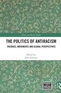 „The Politics of Antiracism: Theories, Movements and Global Perspectives“. Grünes Buchcover mit goldenen Mustern.