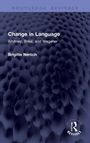 „Change in Language“, Whitney, Bréal, and Wegener, Brigitte Nerlich. Dunkelblaues Muster ähnlich einer unebenen Oberfläche.