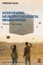 „INTERVIEWING NEUROPSYCHOLOGICAL REHABILITATION, Volume II: Becomings“. Zwei Personen sehen schwebende Würfel an.