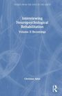 "Interviewing Neuropsychological Rehabilitation: Volume II Becomings" von Christian Salas. Blaues Cover, feine weiße Linien.