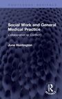 Routledge Revivals: "Social Work and General Medical Practice: Collaboration or Conflict?" von June Huntington. Strukturiertes, dunkles Muster.