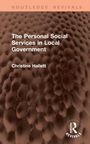"The Personal Social Services in Local Government" von Christine Hallett. Hintergrund mit strukturierter Oberfläche. Logo unten rechts.