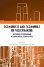 "Economists and Economics in Policymaking" und Grafik von Gebäuden. Herausgeber: Ivan Boldyrev und Esther-Mirjam Sent.