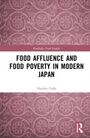 Text: "Food Affluence and Food Poverty in Modern Japan" von Haruka Ueda. Hintergrund: Rosa Muster, ornamentale Designs.