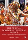 "The African Diaspora's Cultural Impact" von Henry M. Codjoe. Fröhliche Menschen in bunten traditionellen Gewändern spielen Trommeln.