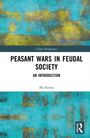Titel: "Peasant Wars in Feudal Society: An Introduction". Autor: Ma Keyao. Hintergrund in türkis-gelb mit strukturierten Mustern.