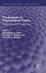 The Analysis of Psychological Theory, Buch