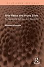 "Free Verse and Prose Style" von Winifred Crombie, brauner Hintergrund mit wabenartigem Muster, Logo unten rechts.