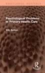 "Psychological Problems in Primary Health Care," von Eric Button. Brauner, strukturierter Hintergrund, unten rechts Logo.