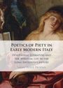 „Poetics of Piety in Early Modern Italy“ von Sarah Rolfe Prodan. Illustration: Frau mit geschlossenen Augen in rotem Gewand.