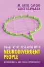 M Ariel Cascio: Qualitative Research with Neurodivergent People, Buch