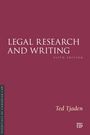Theodore Tjaden: Legal Research and Writing, Buch