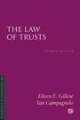Titel: "THE LAW OF TRUSTS", vierte Ausgabe. Autoren: Eileen E. Gillese, Yan Campagnolo. Purpurrote Buchhülle.