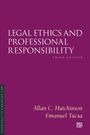 Titel: "Legal Ethics and Professional Responsibility". Autoren: Allan C. Hutchinson, Emanuel Tucsa. Lila Hintergrund.
