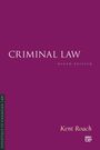 "CRIMINAL LAW" und "NINTH EDITION" zentral, "Kent Roach" unten rechts, mit lila Hintergrund.