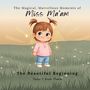 "The Magical, Marvellous Moments of Miss Ma'am" und "The Beautiful Beginning" stehen über einer Illustration eines Mädchens auf einer Wiese.