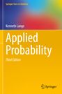 "Springer Texts in Statistics", "Kenneth Lange", "Applied Probability", "Third Edition". Farbverlauf oben, gelber Hintergrund.