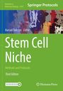 "Stem Cell Niche, Methods and Protocols, Third Edition" ist in Grün, mit einem abstrakten Hintergrund.