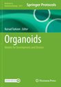 „Organoids: Models for Development and Disease“, Springer Protocols Buchcover in Grün mit Kreismuster.