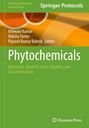 Springer Protocols, Phytochemicals, Extraktion etc.; grüne und orange Gestaltung mit abstraktem Muster.