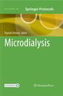 "Neuromethods 230", "Springer Protocols", "Toyoshi Umezu Editor", "Microdialysis", grüne Buchabdeckung mit Farbverlaufsmuster.