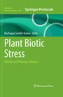 Springer Protocols: Plant Biotic Stress - Methods and Protocols, Volume 2. Grüner Hintergrund mit abstrakten Kreisen.