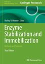 "Enzyme Stabilization and Immobilization" ist in Weiß auf grünem Hintergrund. Oben "Methods in Molecular Biology".
