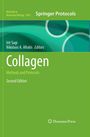 „Collagen: Methods and Protocols, Second Edition“ von Irit Sagi und Nikolaos A. Afratis. Grünes Design mit Kreismuster.