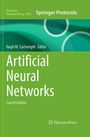 Text: Artificial Neural Networks, Fourth Edition. Grüner Hintergrund mit abstraktem Design oben.