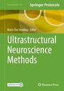„Ultrastructural Neuroscience Methods“, Marie-Ève Tremblay. Grüner Hintergrund, stilisierte Kreise. Springer Protocols.