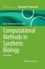 „Computational Methods in Synthetic Biology, Third Edition“. Grüner Hintergrund, geometrische Muster im oberen Bereich.