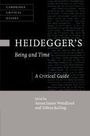 "Heidegger's Being and Time: A Critical Guide" von Aaron James Wendland und Tobias Keiling. Dominant dunkles Design.