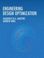 "ENGINEERING DESIGN OPTIMIZATION" steht oben. Autoren: Joaquim R.R.A. Martins, Andrew Ning. Hintergrund zeigt Linienmuster.
