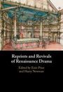 Reprints and Revivals of Renaissance Drama, Buch